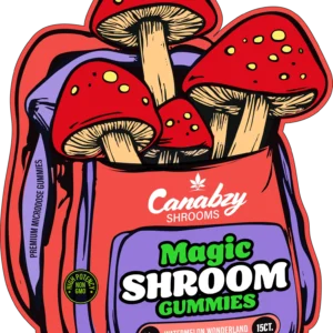 canabzy magic shroom gummies 15ct watermelon wonderland