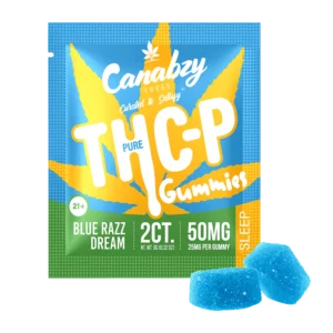 Canabzy THC-P Pure Gummies 50mg - Blue Razz Dream