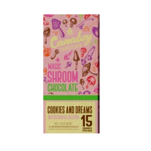 canabzy chocolate magic shroom 50g cookies and dreams