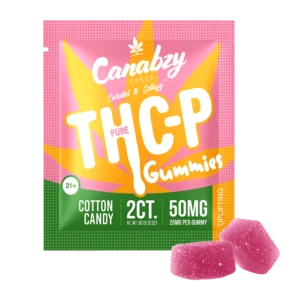 canabzy thc p pure gummies 50mg cotton candy
