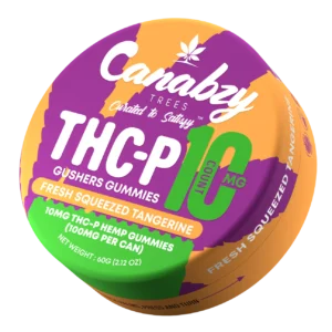 canabzy thc p gushers gummies 10ct fresh squeezed tangerine