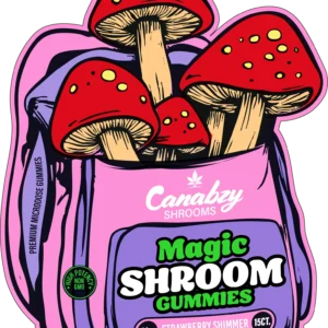 Canabzy Magic Shroom Gummies 15ct - Strawberry Shimmer