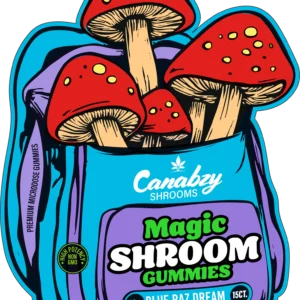 canabzy magic shroom gummies 15ct blue raz dream