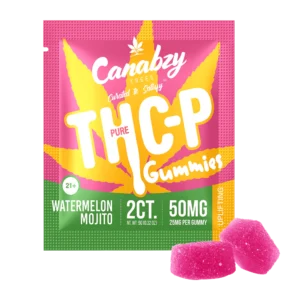 canabzy thc p pure gummies 50mg watermelon mojito