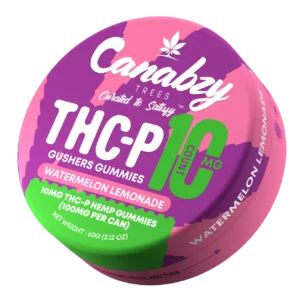canabzy thc p gushers gummies 10ct watermelon lemonade